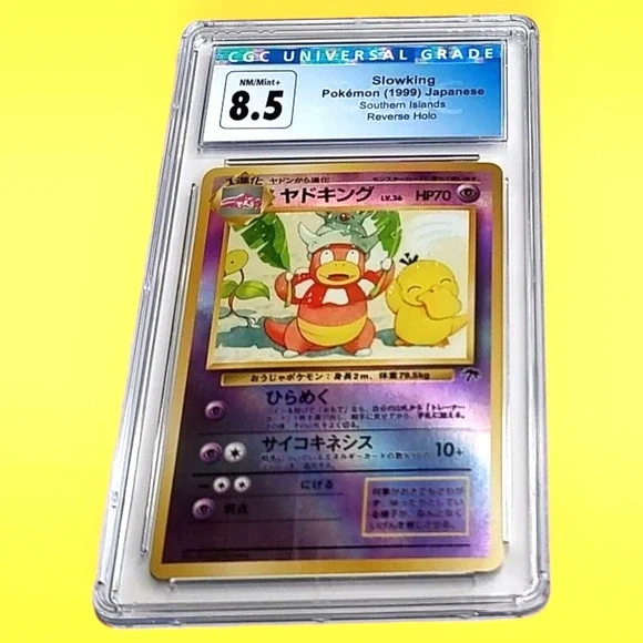 1999 Pokemon Slowking Southern Islands Japanese Reverse Holo CGC Grade 8.5  NM Kids